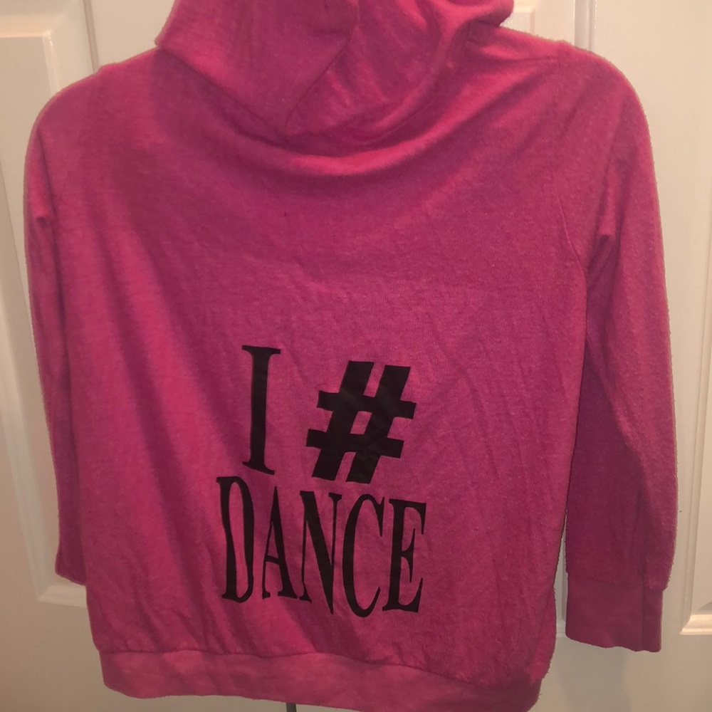 I love dance zip up sweatshirt